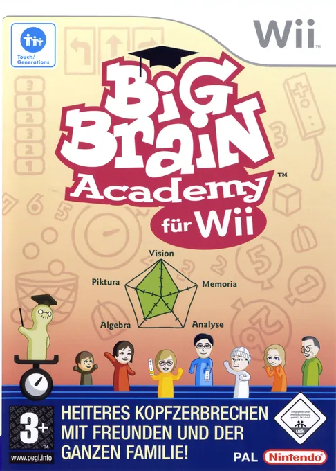Big Brain Academy for Wii (Europe) (En,Fr,De,Es,It)